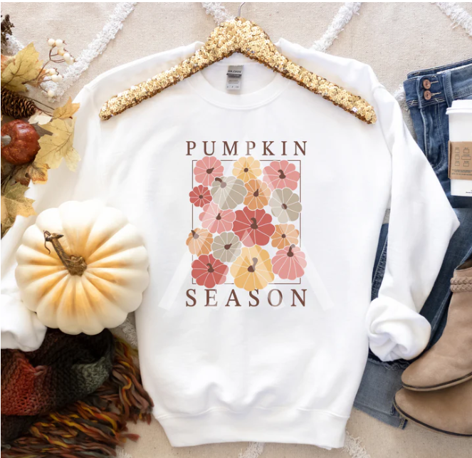 Boho Pumpkin Season - Short Sleeve, Long Sleeve, Crew or Hoodie