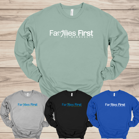 Families First of MN - Crewneck Sweatshirt - multiple color options