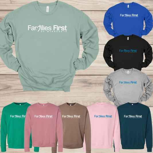Families First of MN - Crewneck Sweatshirt - multiple color options