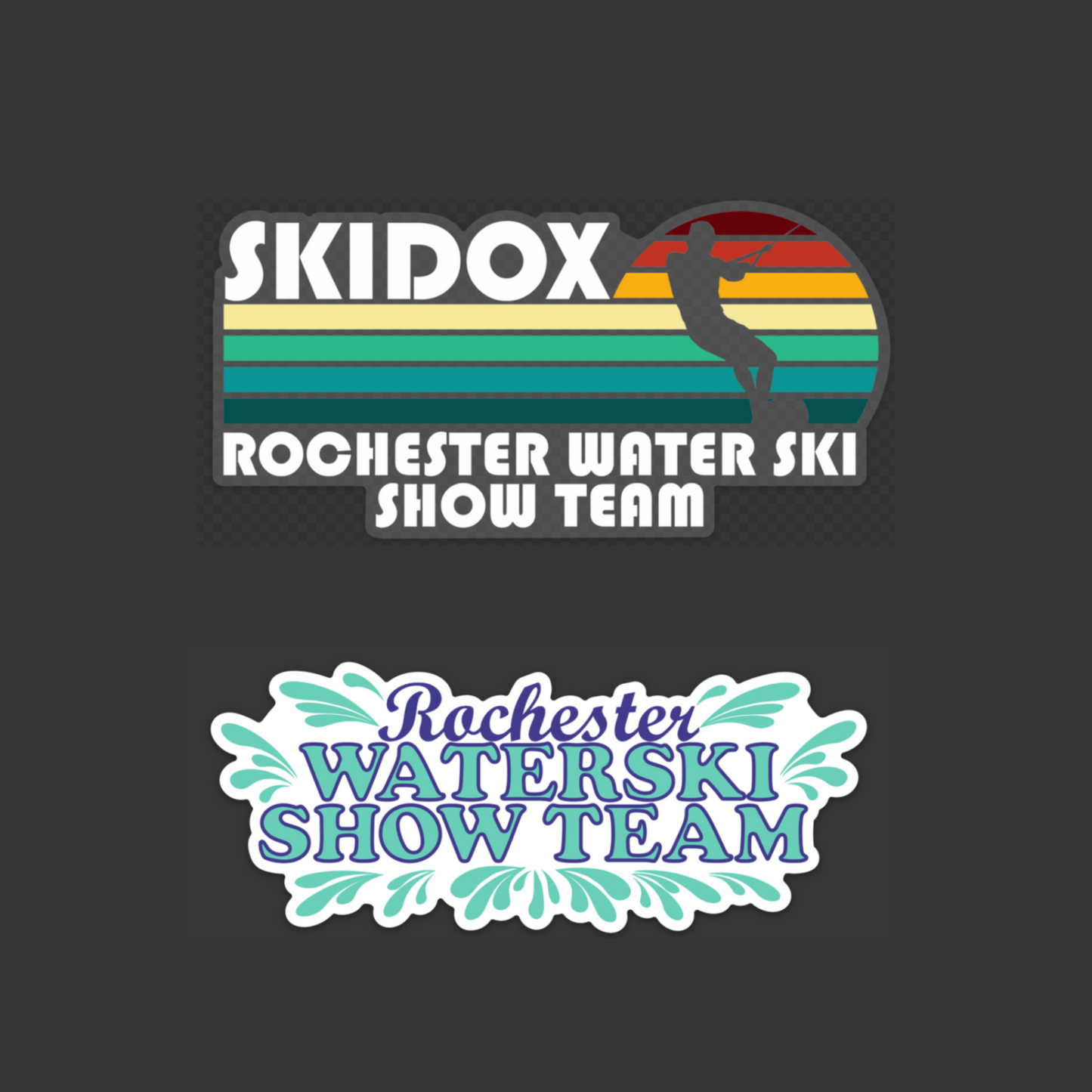 Skidox Rochester Water Ski Team - Stickers - choose your design