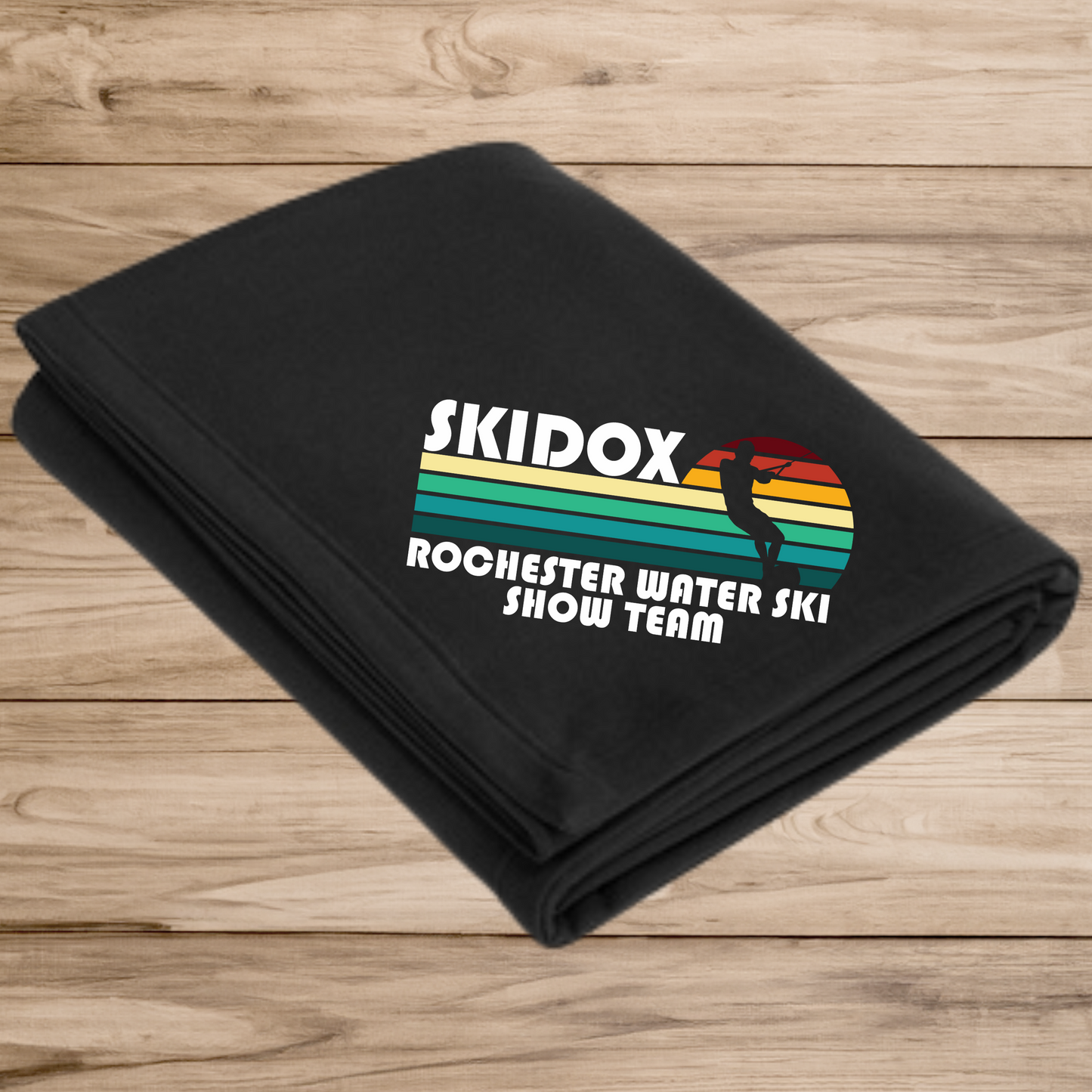 Skidox Rochester Water Ski Team - Oversize Fleece Sweatshirt Blanket - choose your design