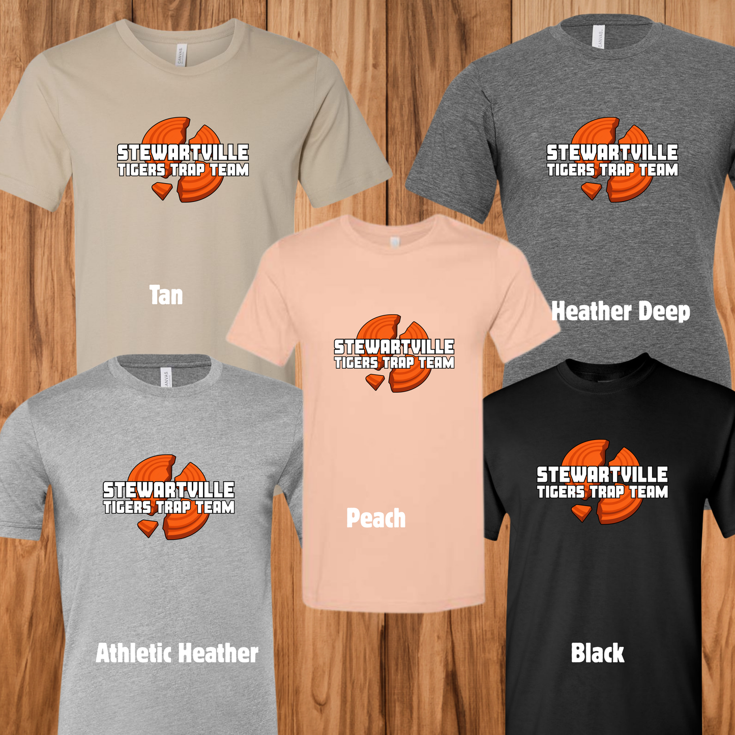 Stewartville Tigers Trap Team - YOUTH Short sleeve tee - multiple designs
