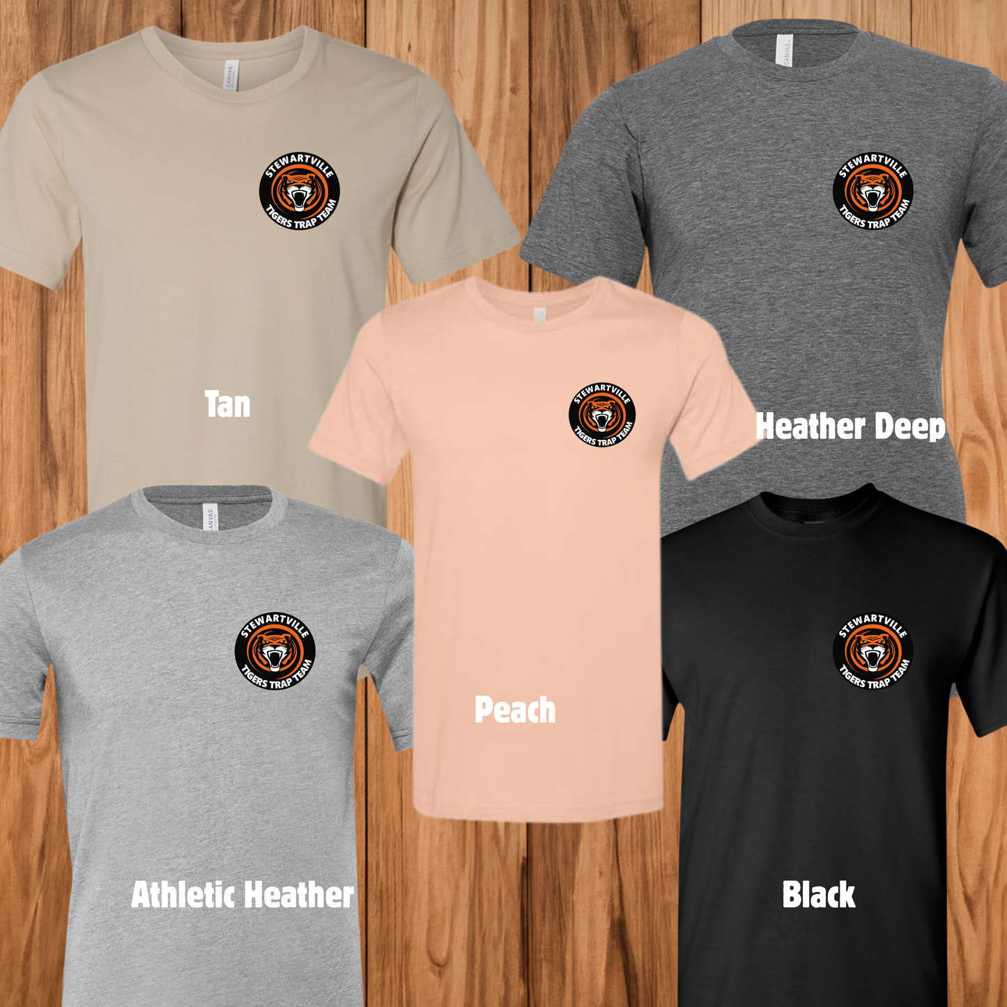 Stewartville Tigers Trap Team - YOUTH Short sleeve tee - multiple designs