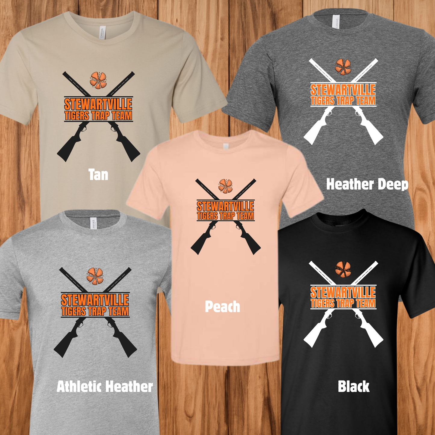 Stewartville Tigers Trap Team - YOUTH Short sleeve tee - multiple designs