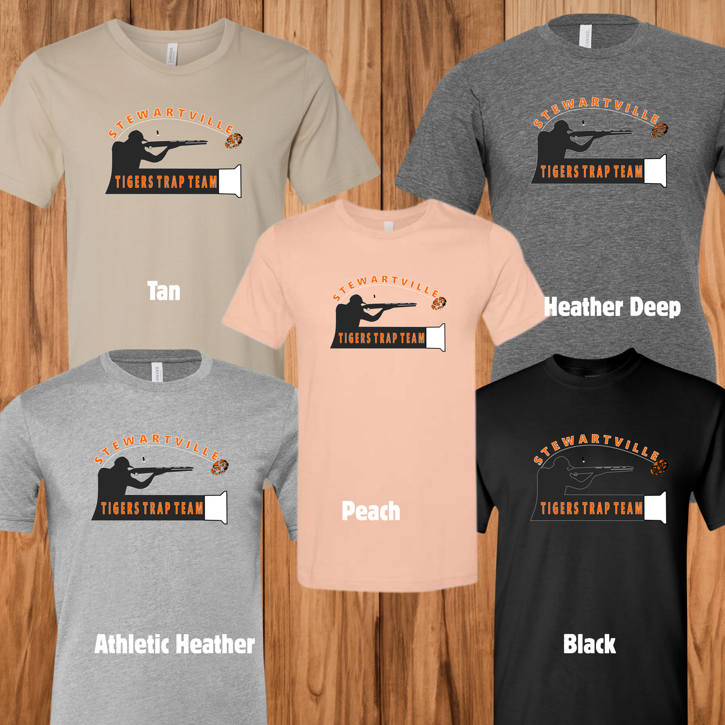 Stewartville Tigers Trap Team - YOUTH Short sleeve tee - multiple designs
