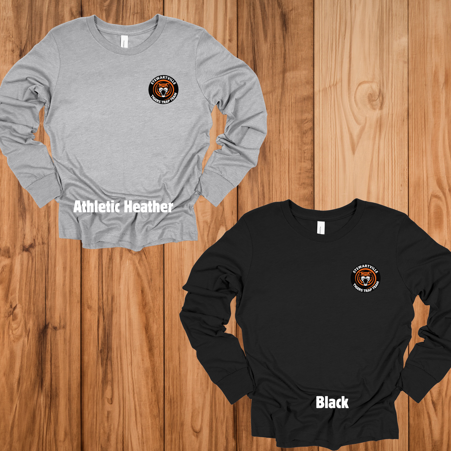 Stewartville Tigers Trap Team -  YOUTH Long sleeve tee - multiple designs options