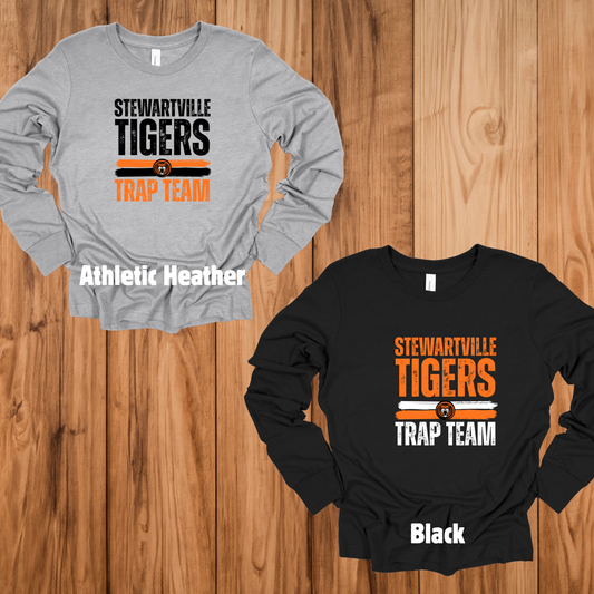 Stewartville Tigers Trap Team -  YOUTH Long sleeve tee - multiple designs options