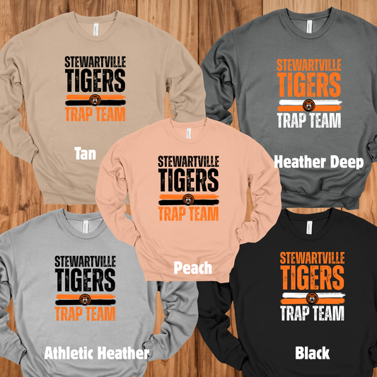 Stewartville Tigers Trap Team - Crewneck sweatshirt - multiple designs
