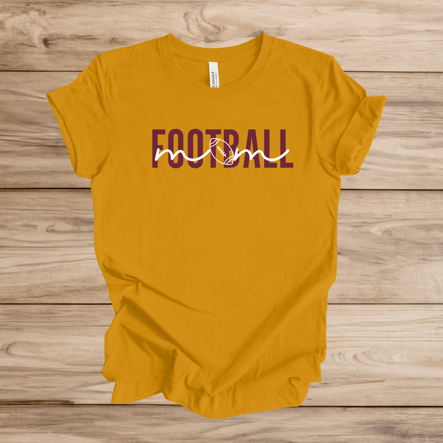 Football mom- Short Sleeve, Long Sleeve, Crew or Hoodie