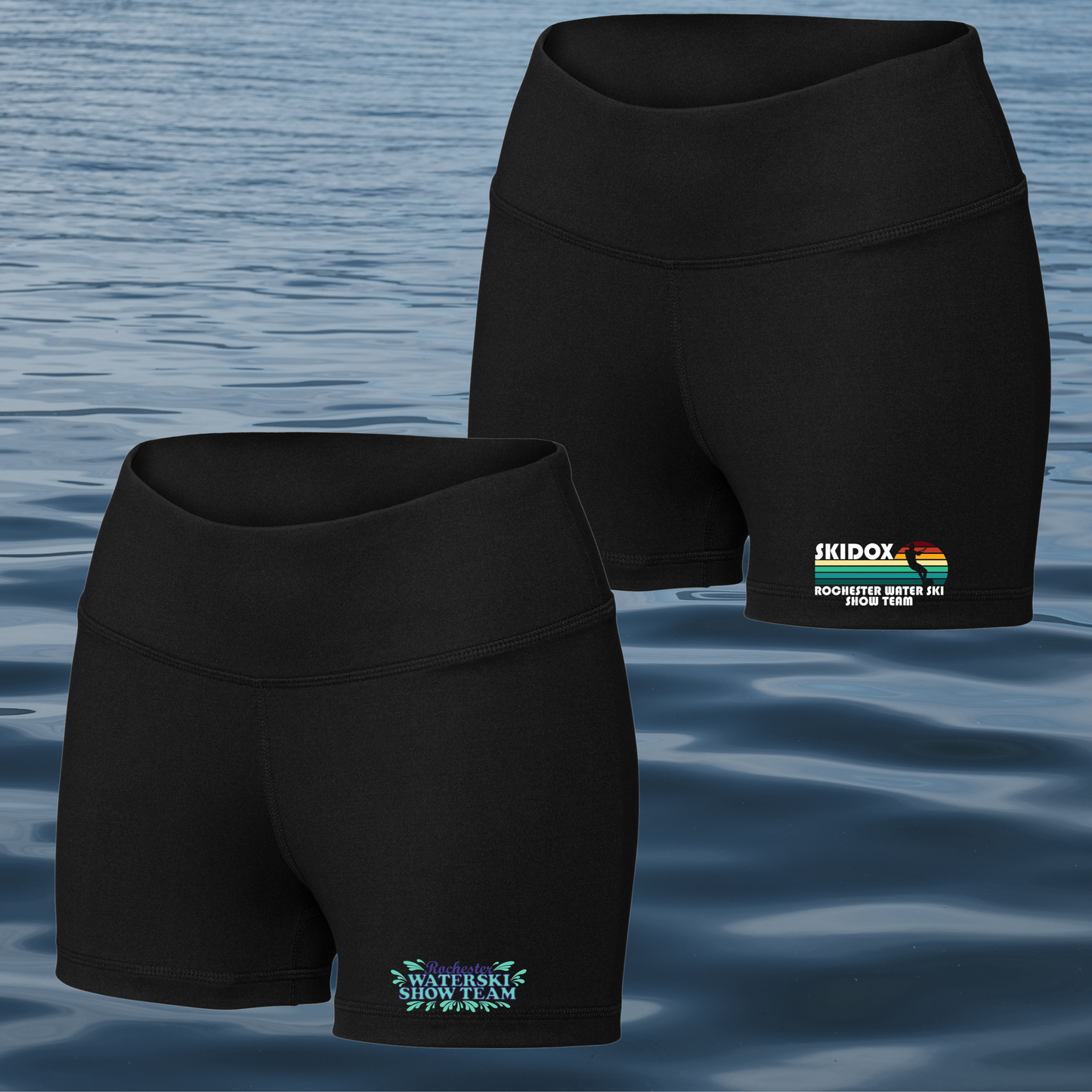 Skidox Rochester Water Ski Team - Women's Compression Shorts - choose your design