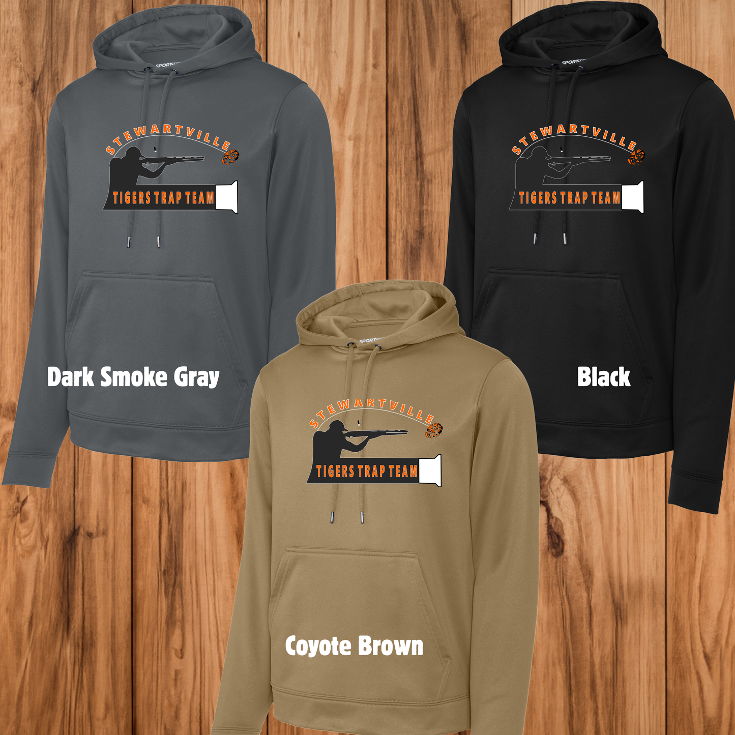 Stewartville Tigers Trap Team -  Performance Hooded Sweatshirt - multiple designs