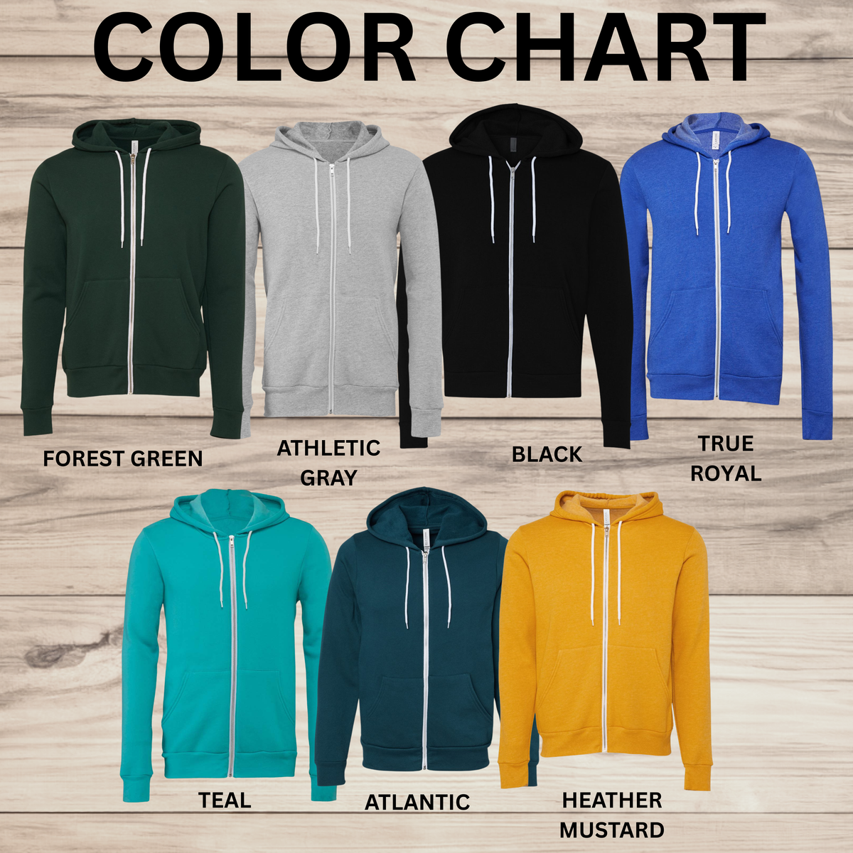 Families First of MN - Hooded Full Zip Sweatshirt - multiple color options