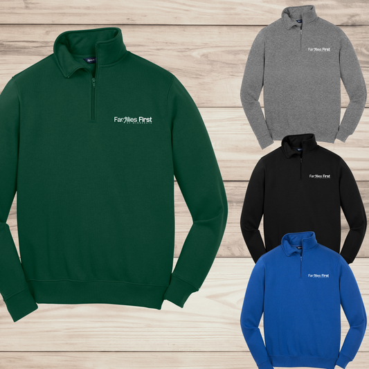 Families First of MN - 1/4 Zip Sweatshirt - multiple color options