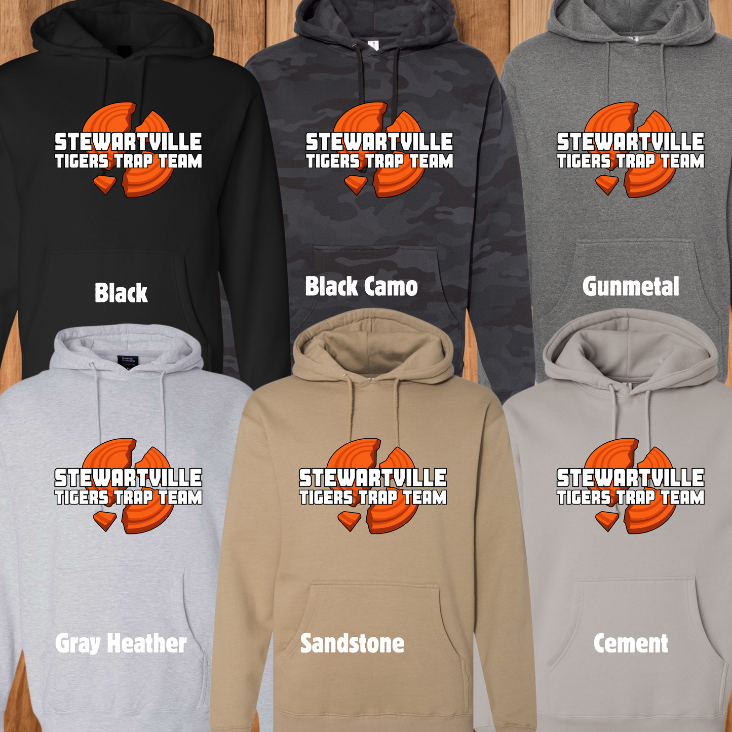 Stewartville Tigers Trap Team -  Hooded Sweatshirt - multiple designs