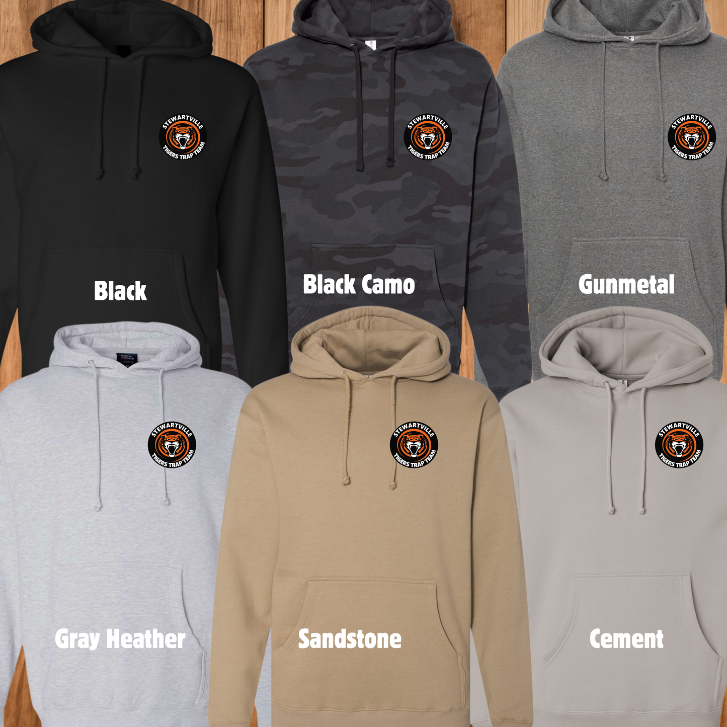 Stewartville Tigers Trap Team -  Hooded Sweatshirt - multiple designs