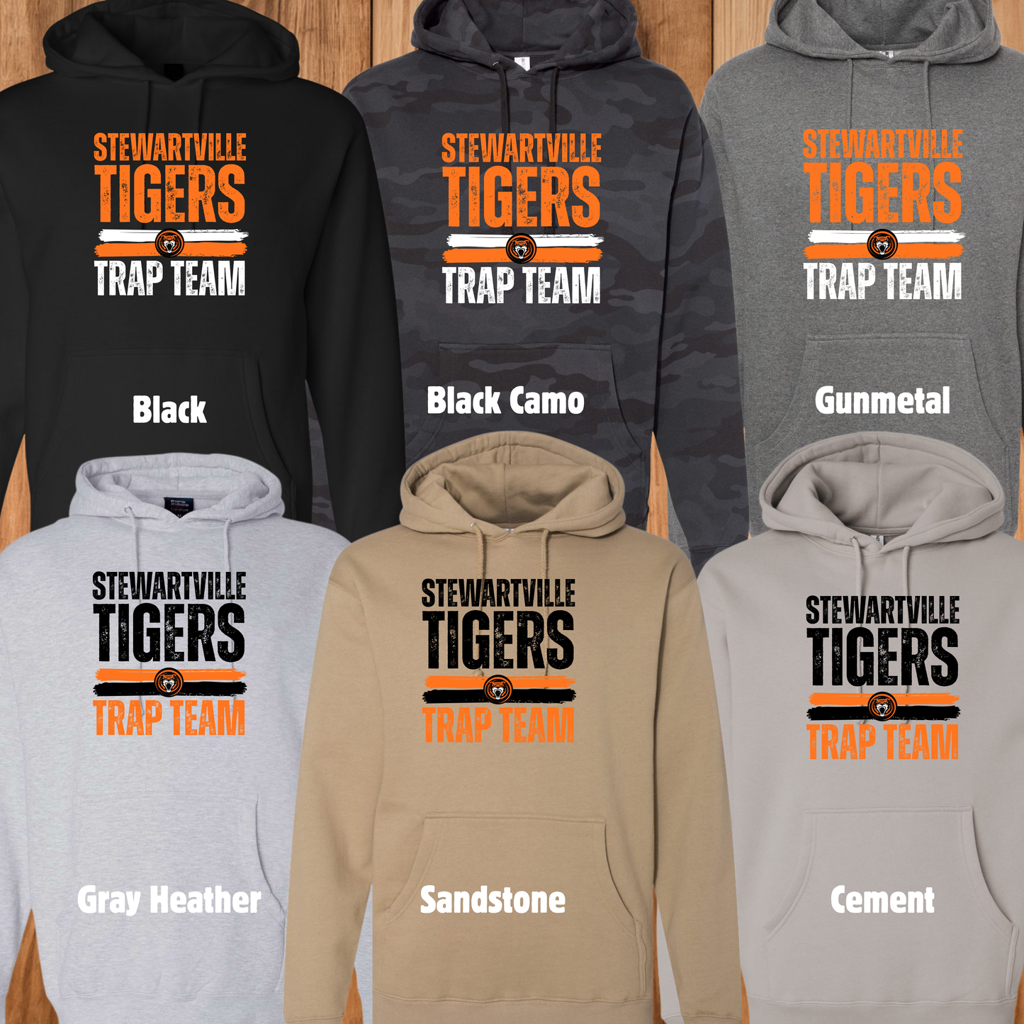 Stewartville Tigers Trap Team -  Hooded Sweatshirt - multiple designs