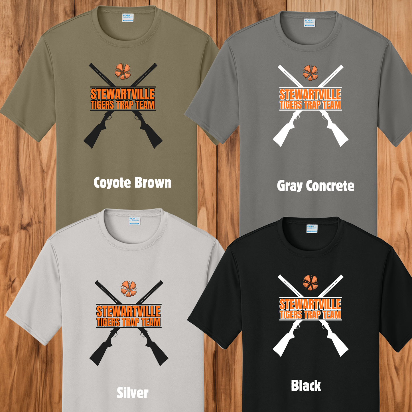 Stewartville Tigers Trap Team - YOUTH Short sleeve Performance tee - multiple designs