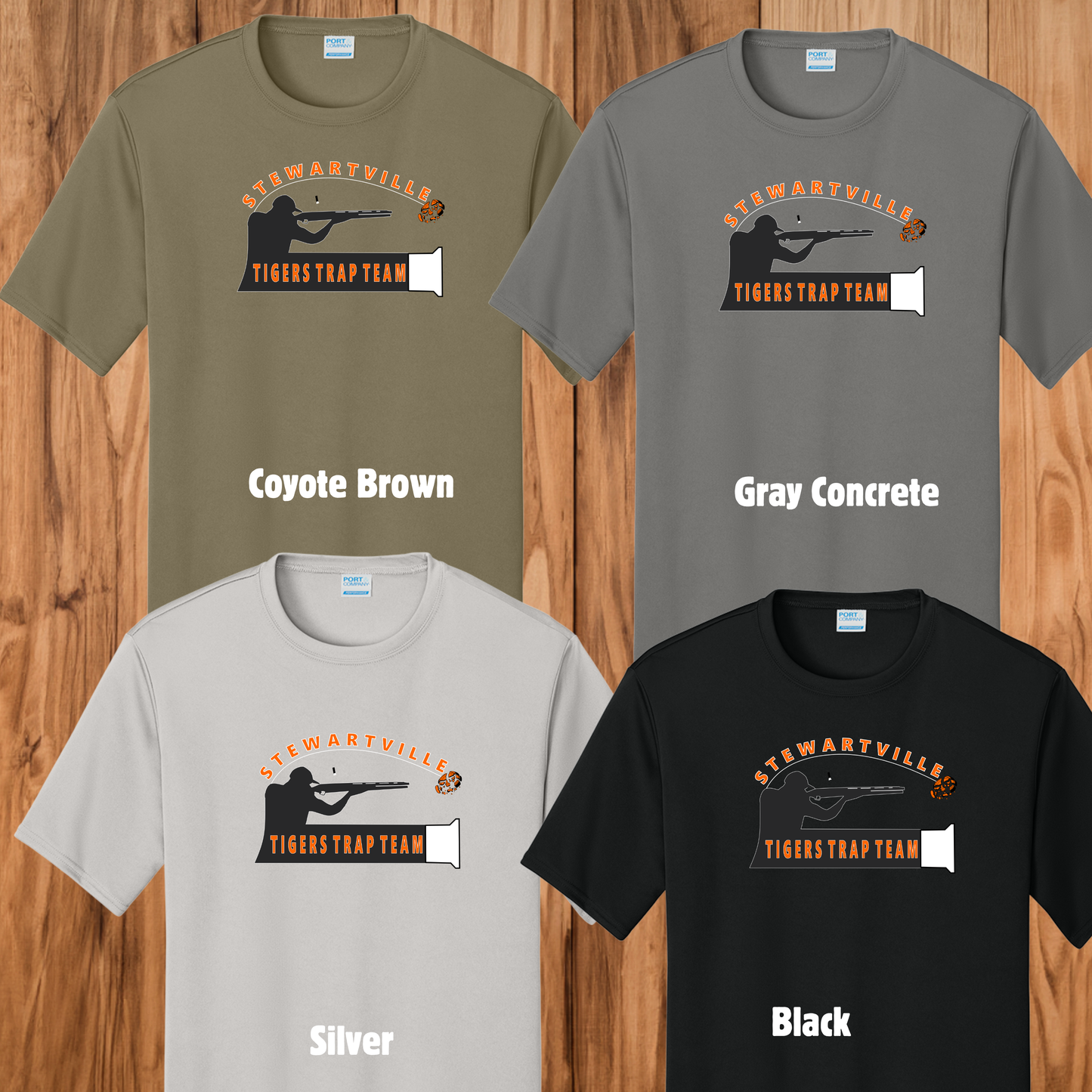 Stewartville Tigers Trap Team - YOUTH Short sleeve Performance tee - multiple designs