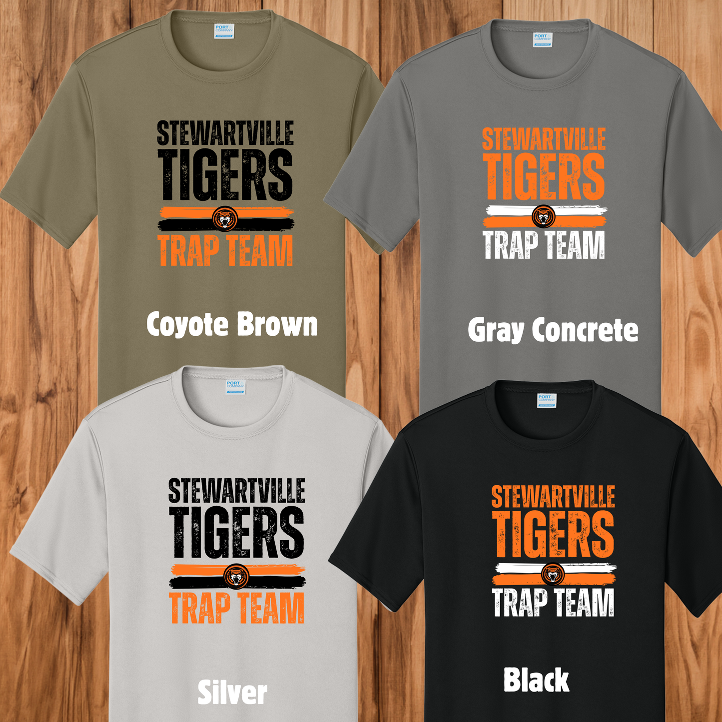 Stewartville Tigers Trap Team - YOUTH Short sleeve Performance tee - multiple designs