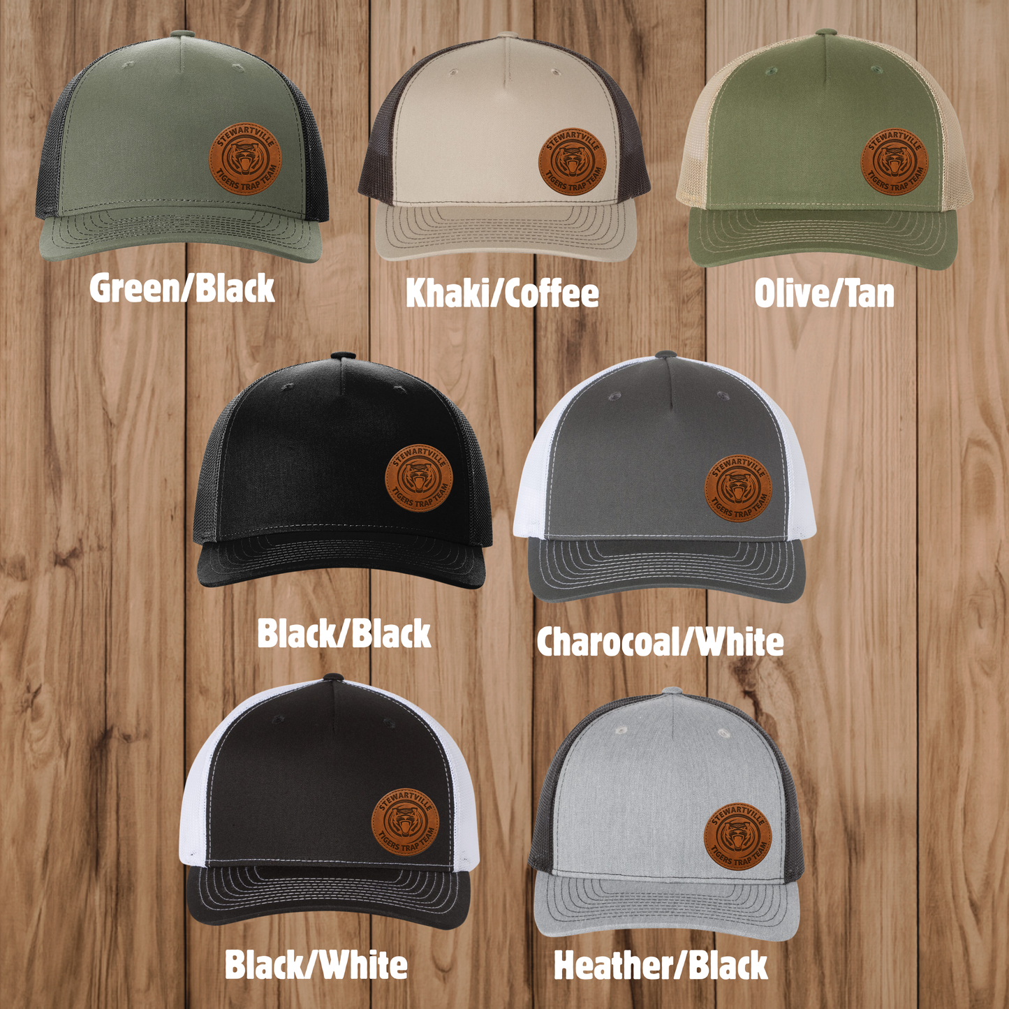 Stewartville Tigers Trap Team - Five-Panel Snapback Trucker Hat - multiple designs