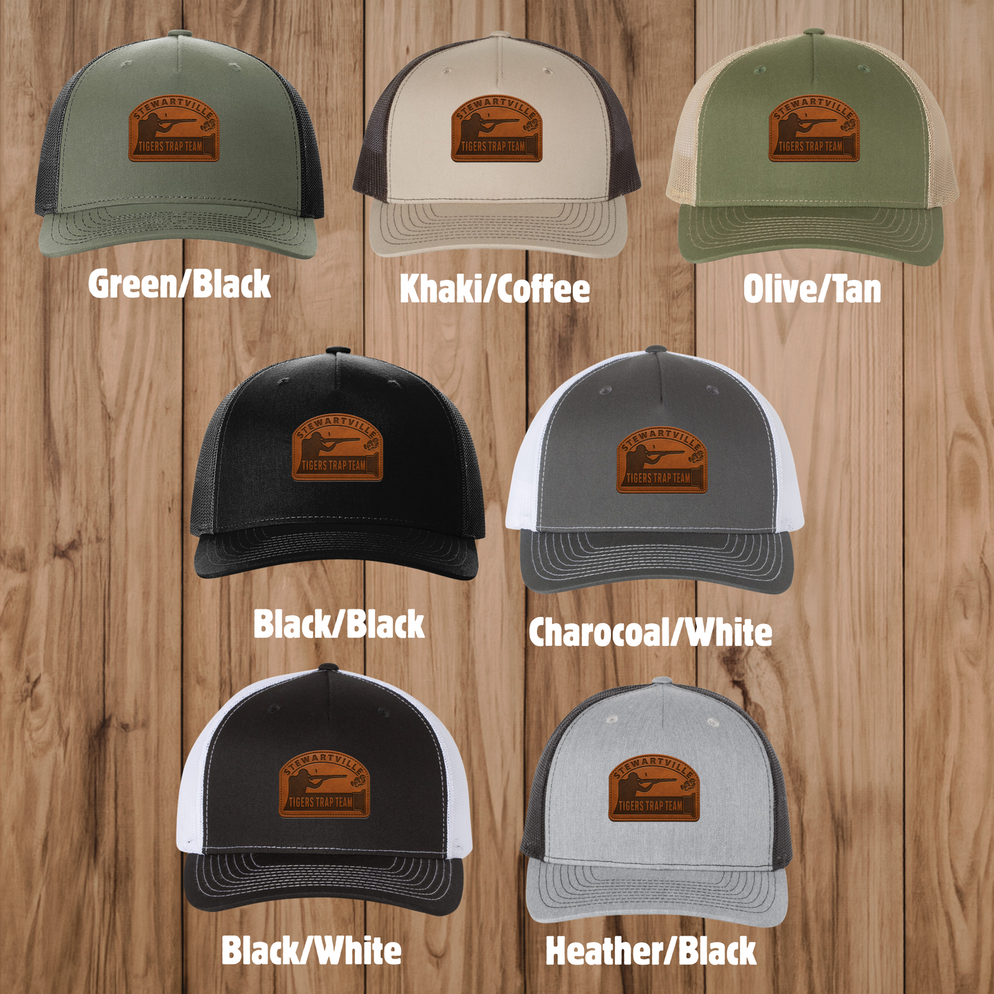 Stewartville Tigers Trap Team - Five-Panel Snapback Trucker Hat - multiple designs