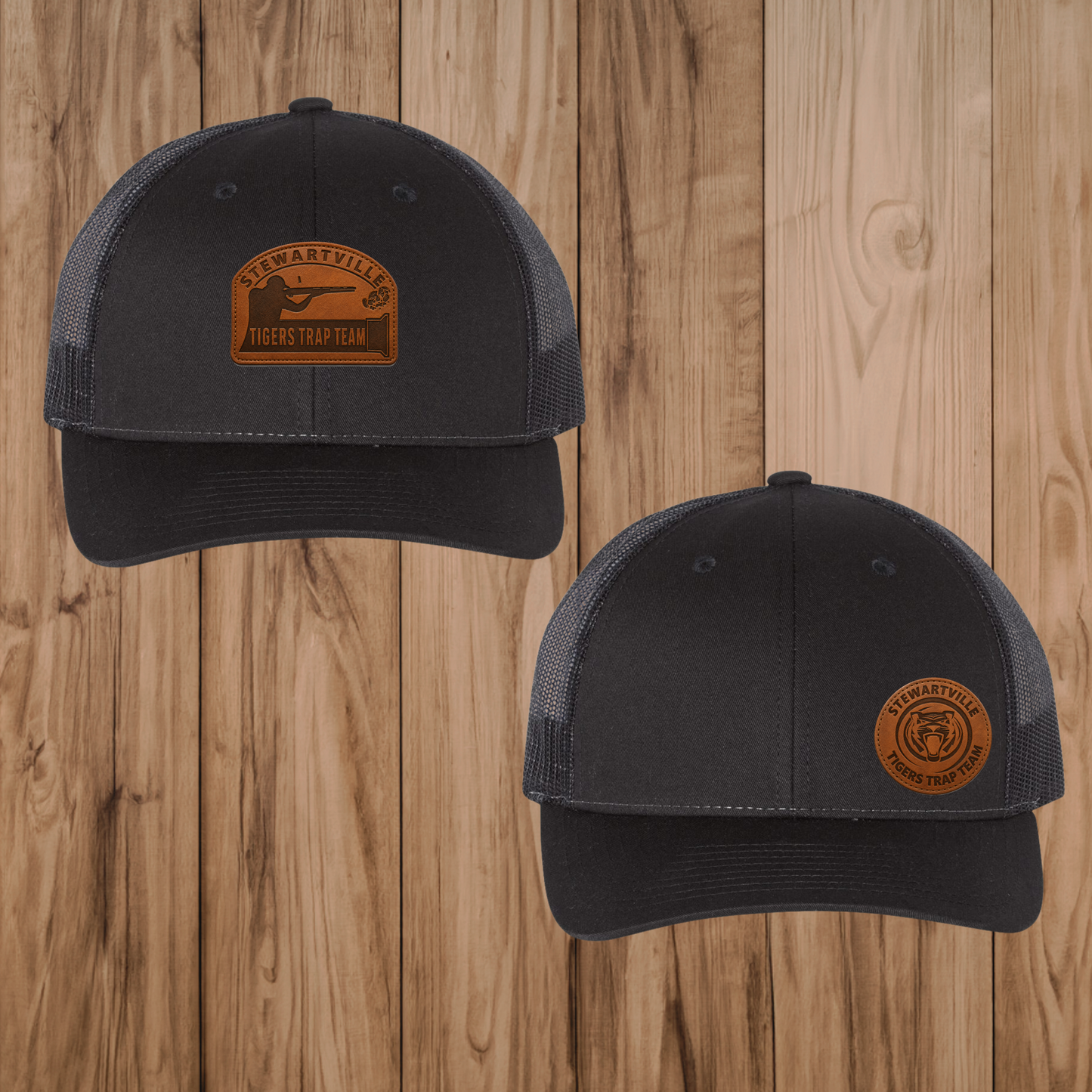 Stewartville Tigers Trap Team - Low Profile Snapback Trucker Hat - multiple designs