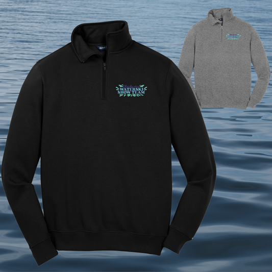 Skidox Rochester Water Ski Team - Splash Design - 1/4 Zip Sweatshirt