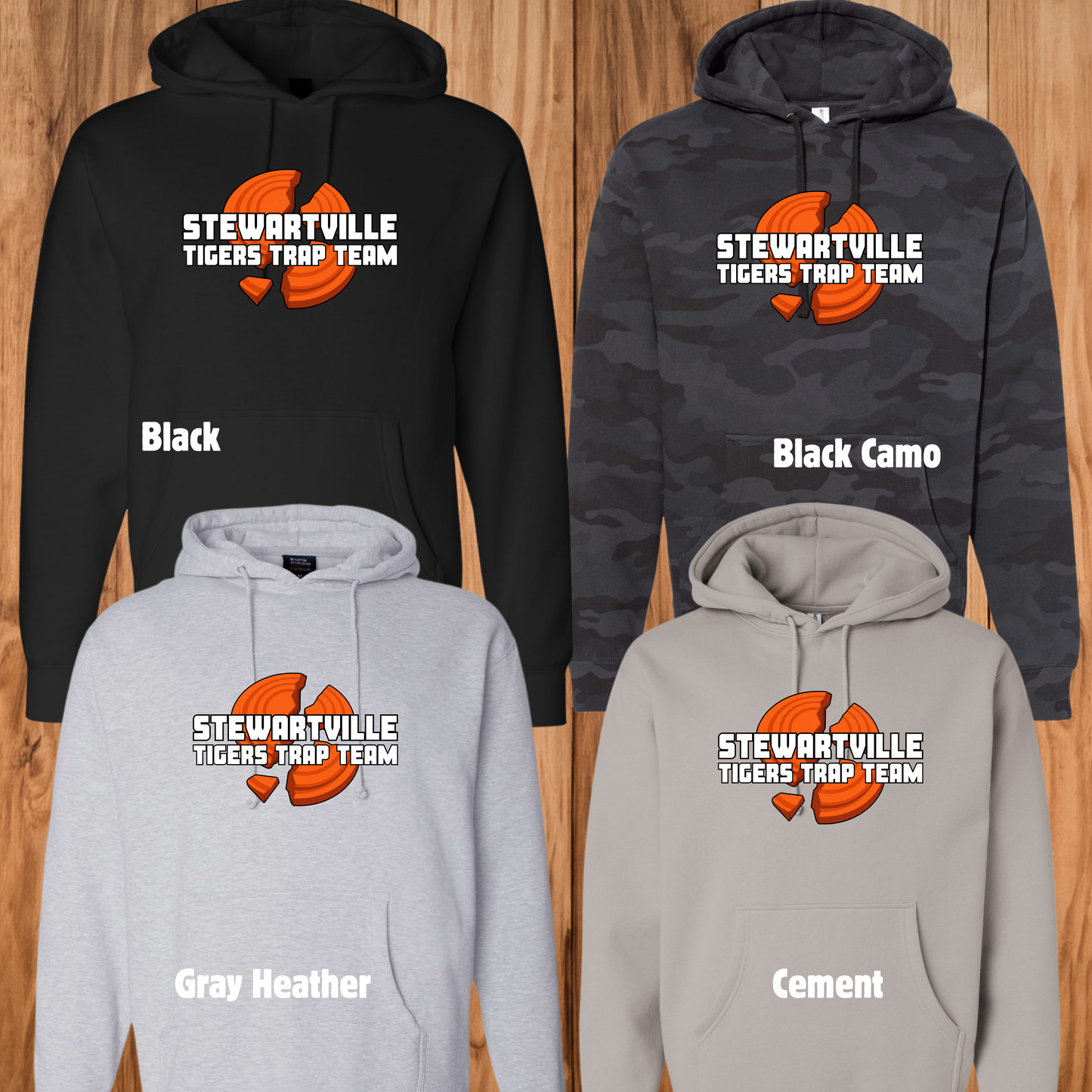 Stewartville Tigers Trap Team -  YOUTH Hooded Sweatshirt - multiple designs