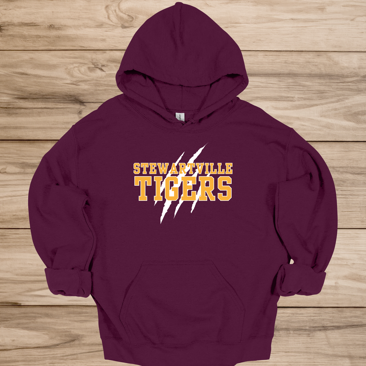 Tigers Slash- Short Sleeve, Long Sleeve, Crew or Hoodie