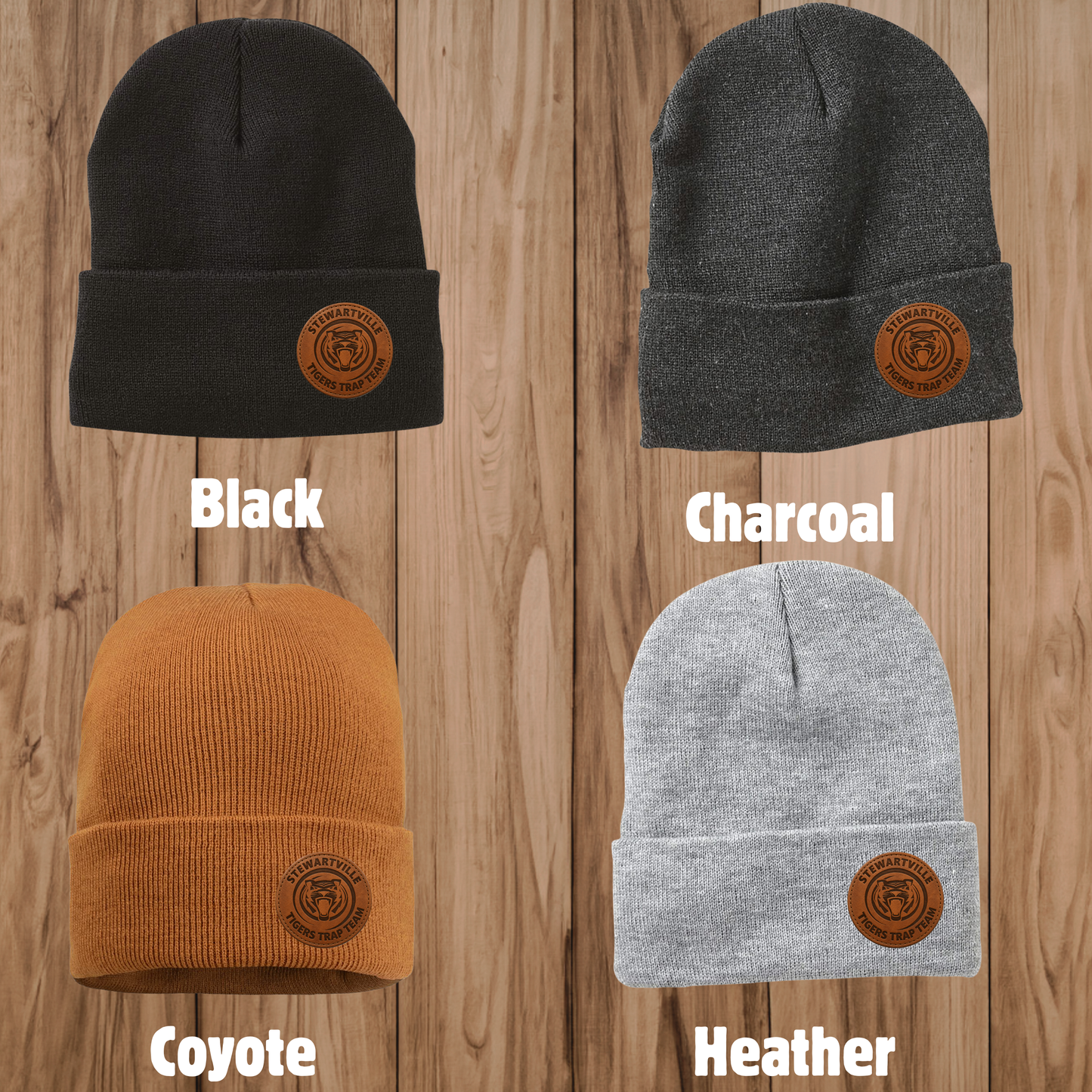 Stewartville Tigers Trap Team - Sherpa Lined Cuffed Beanie- multiple designs