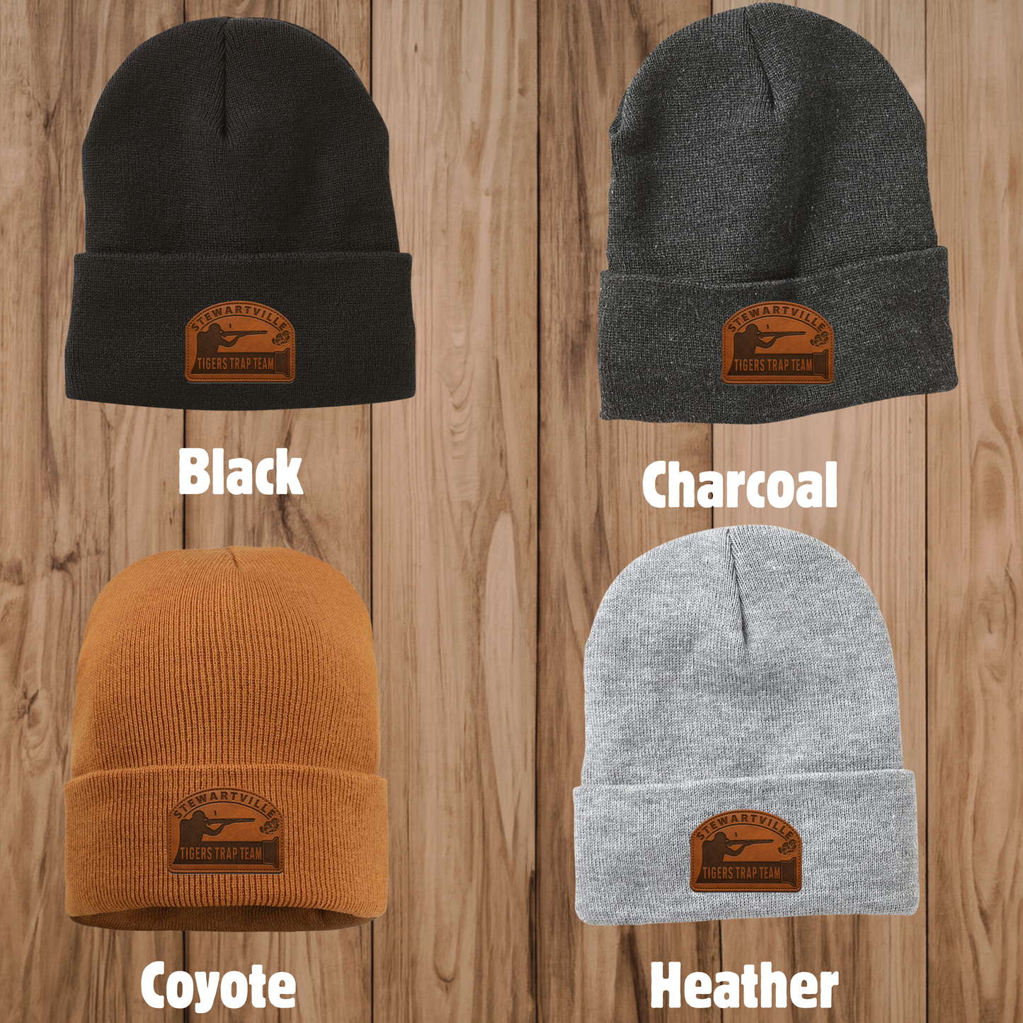 Stewartville Tigers Trap Team - Sherpa Lined Cuffed Beanie- multiple designs