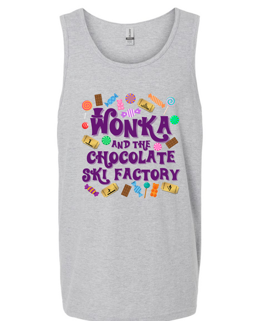 Skidox Rochester Water Ski Team - Wonka and the Chocolate Ski Factory - Men's Tank