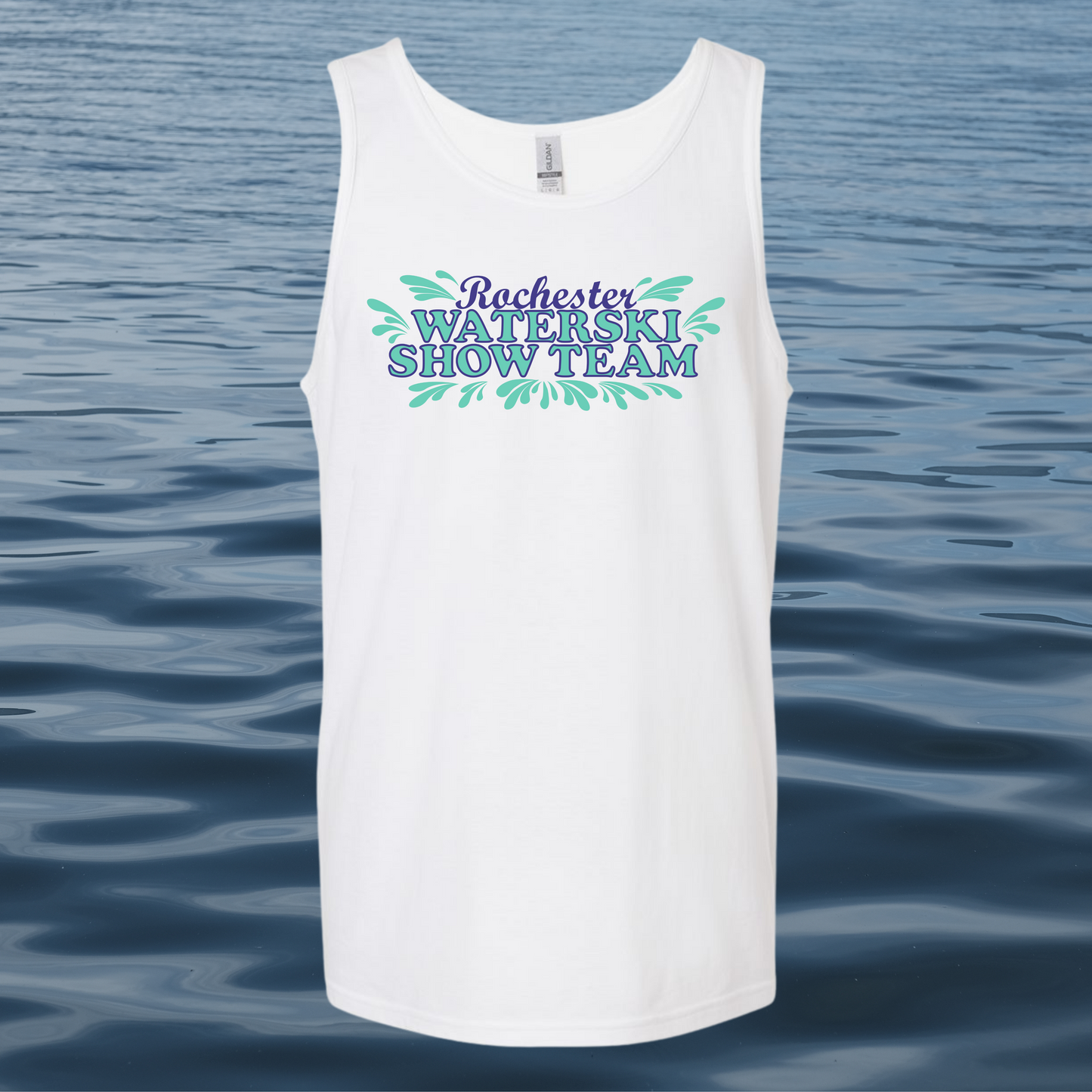 Skidox Rochester Water Ski Team - Splash Design - Men's Tank