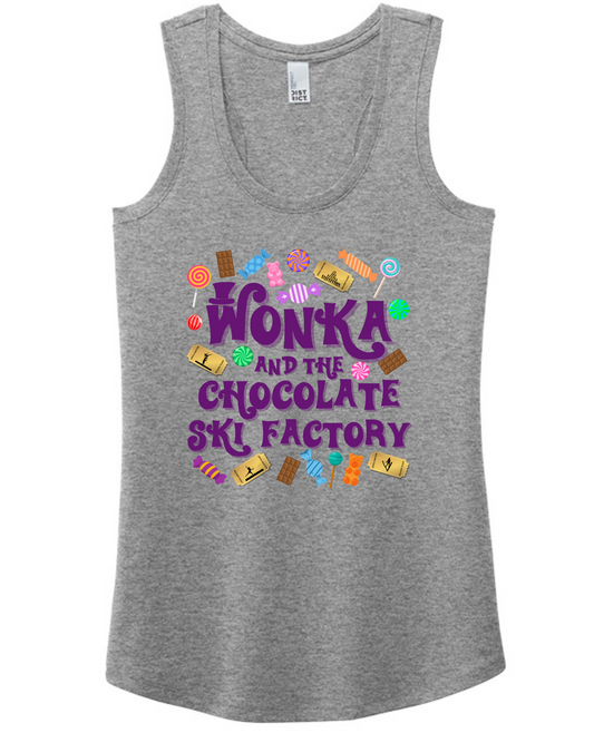 Skidox Rochester Water Ski Team - Wonka and the Chocolate Ski Factory - Women's Tank