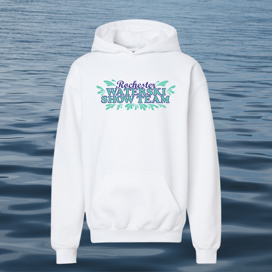 Skidox Rochester Water Ski Team - Splash Design - YOUTH Hooded Sweatshirt